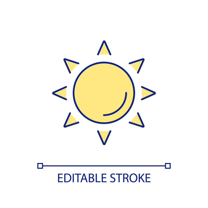 Energy efficiency RGB color icons set