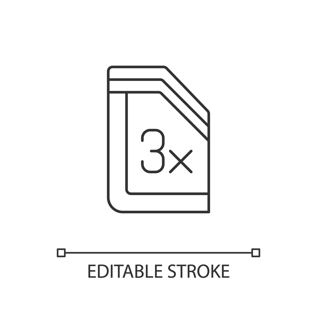 Energy efficiency linear icons set