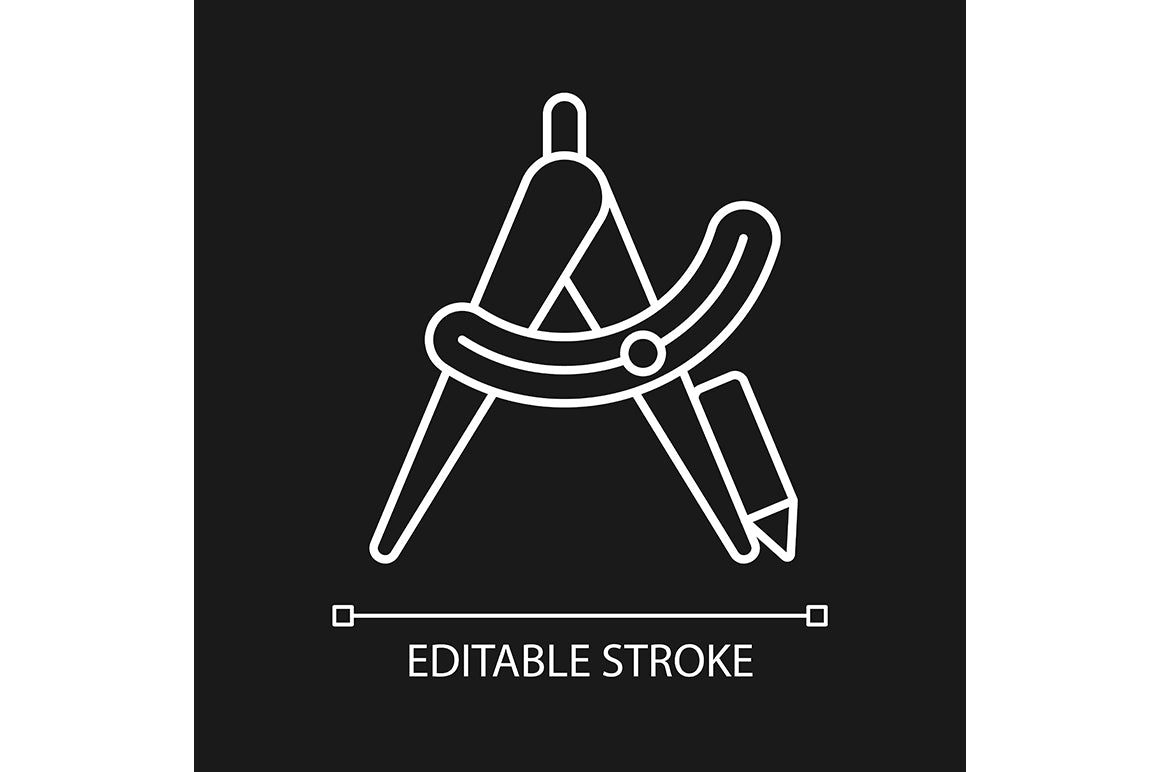 School supplies linear icons set