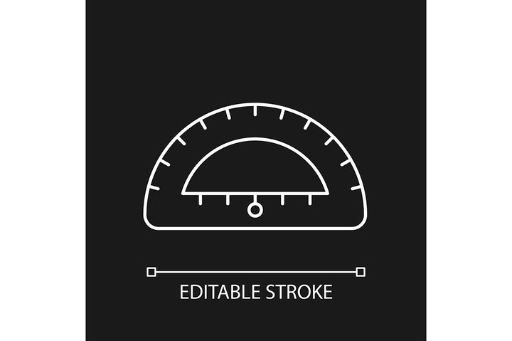 School supplies linear icons set
