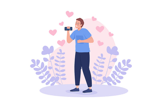 Dating flat color vector illustration bundle