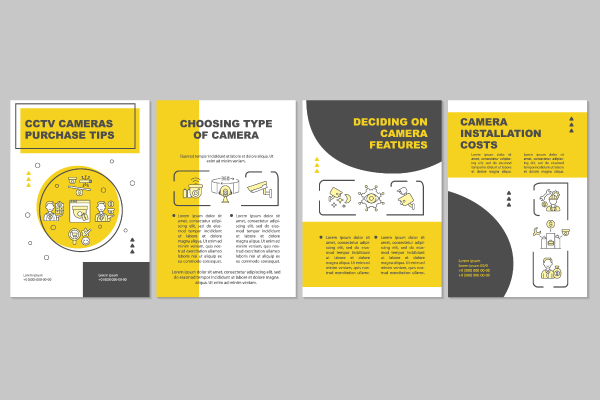 Surveillance System Brochures Bundle