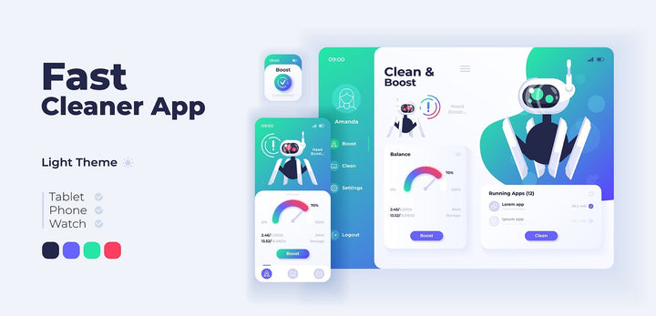 Mega app interface bundle