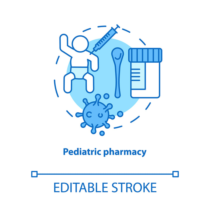 Pharmacy concept icons bundle