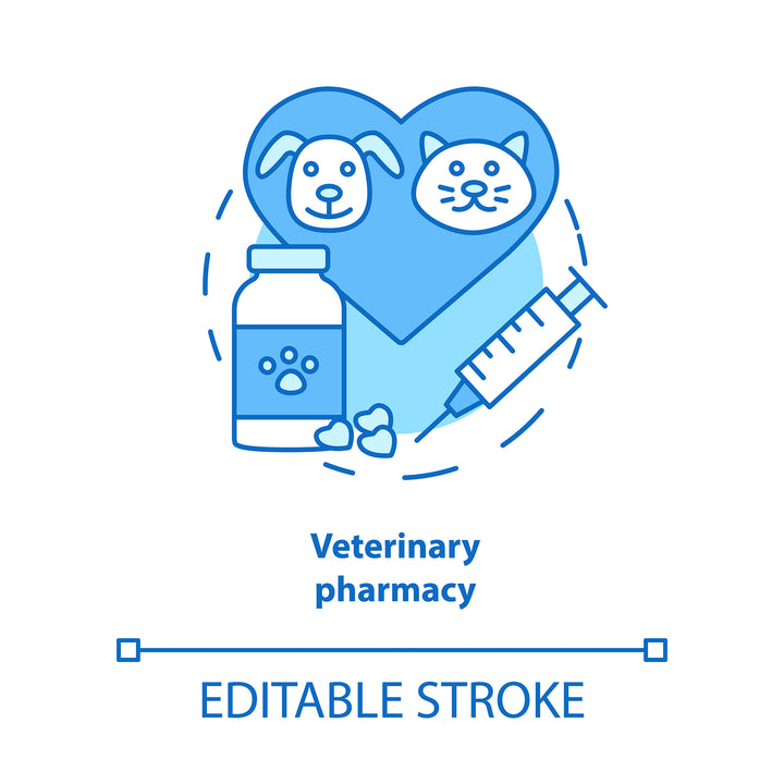 Pharmacy concept icons bundle