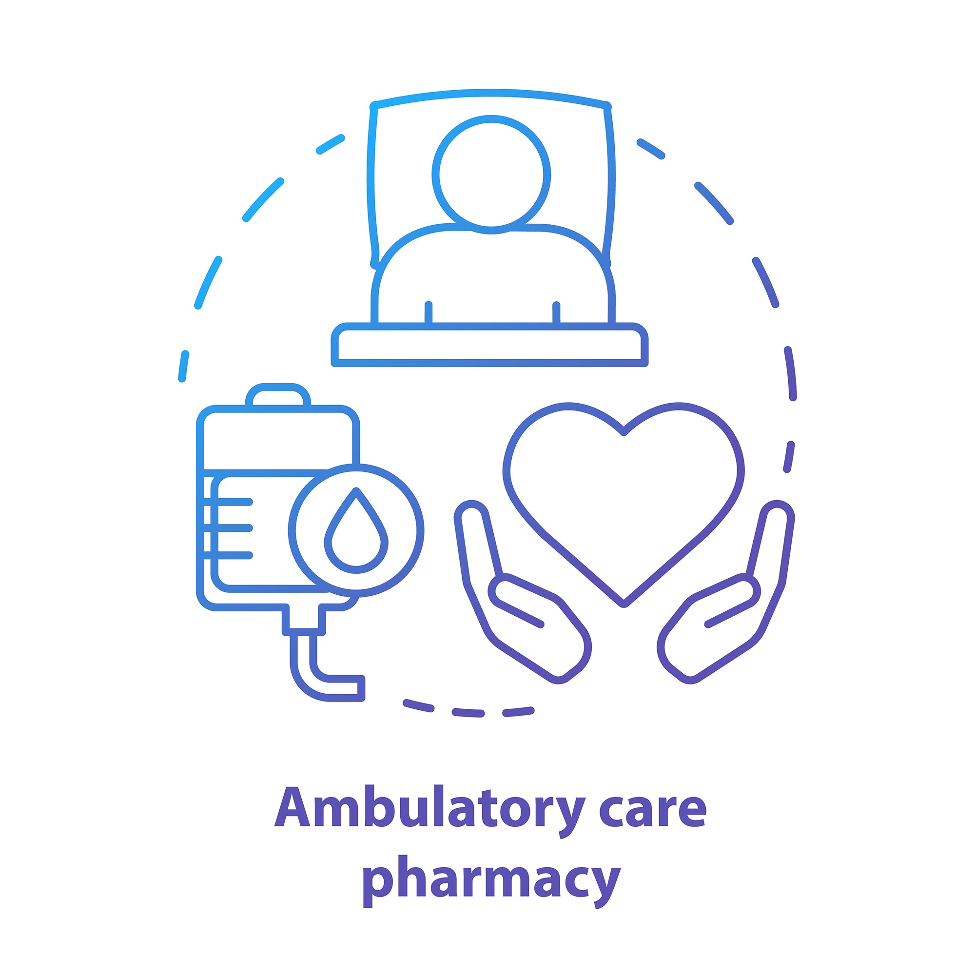 Pharmacy concept icons bundle