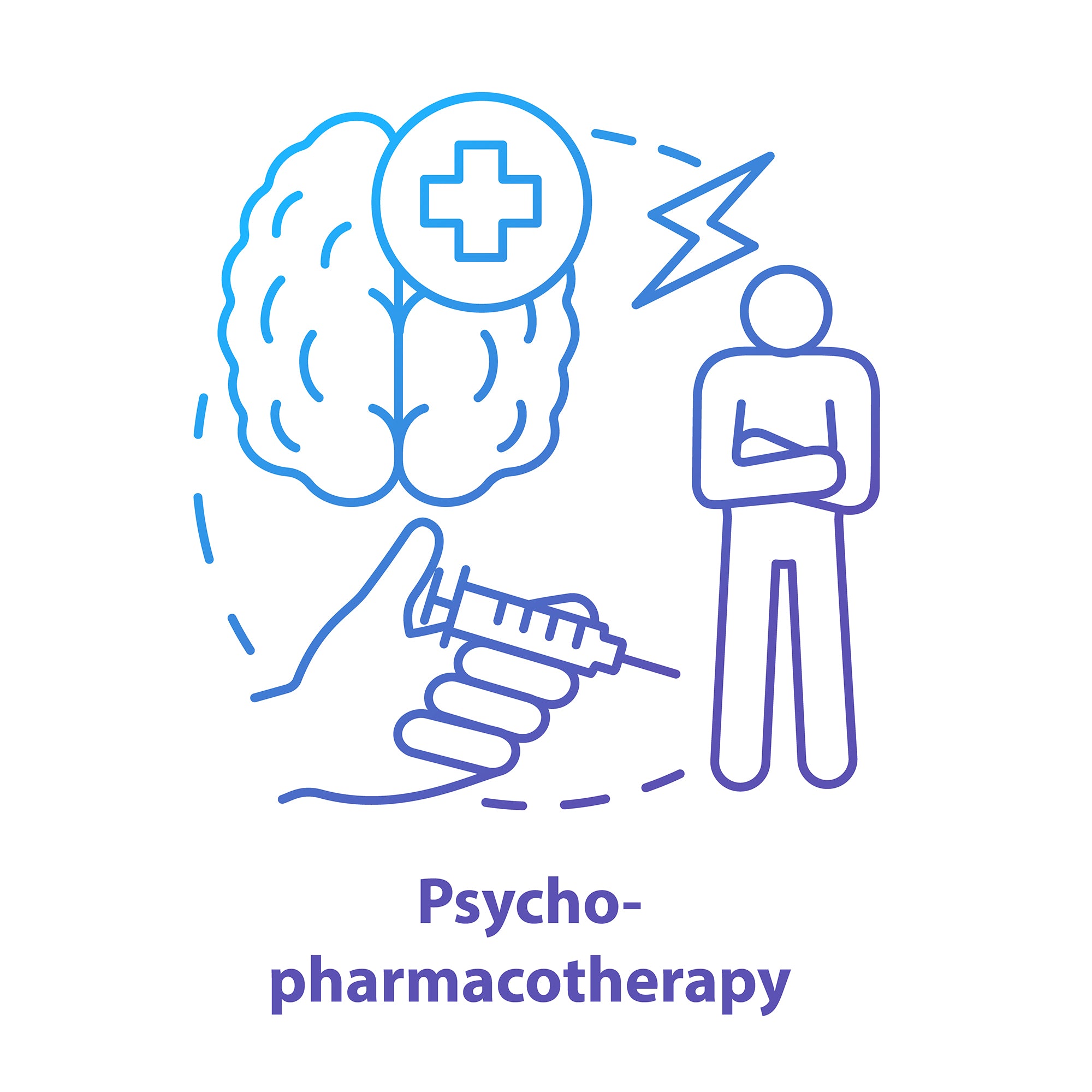 Pharmacy concept icons bundle