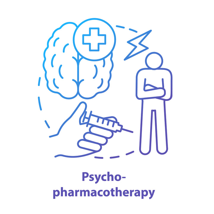 Pharmacy concept icons bundle