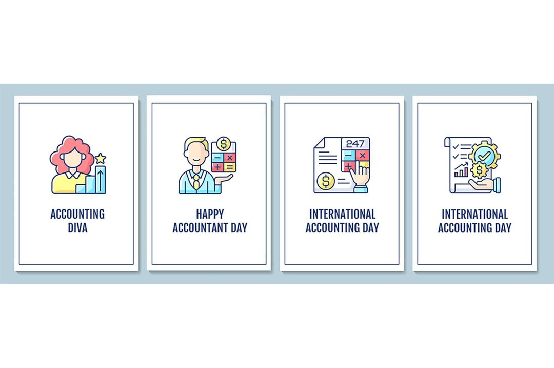 Accounting profession promotion greeting cards