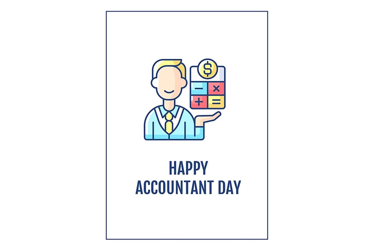 Accounting profession promotion greeting cards