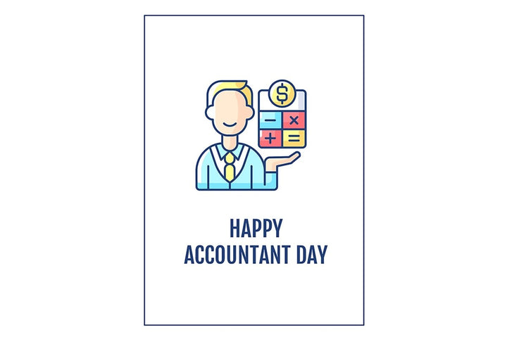 Accounting profession promotion greeting cards