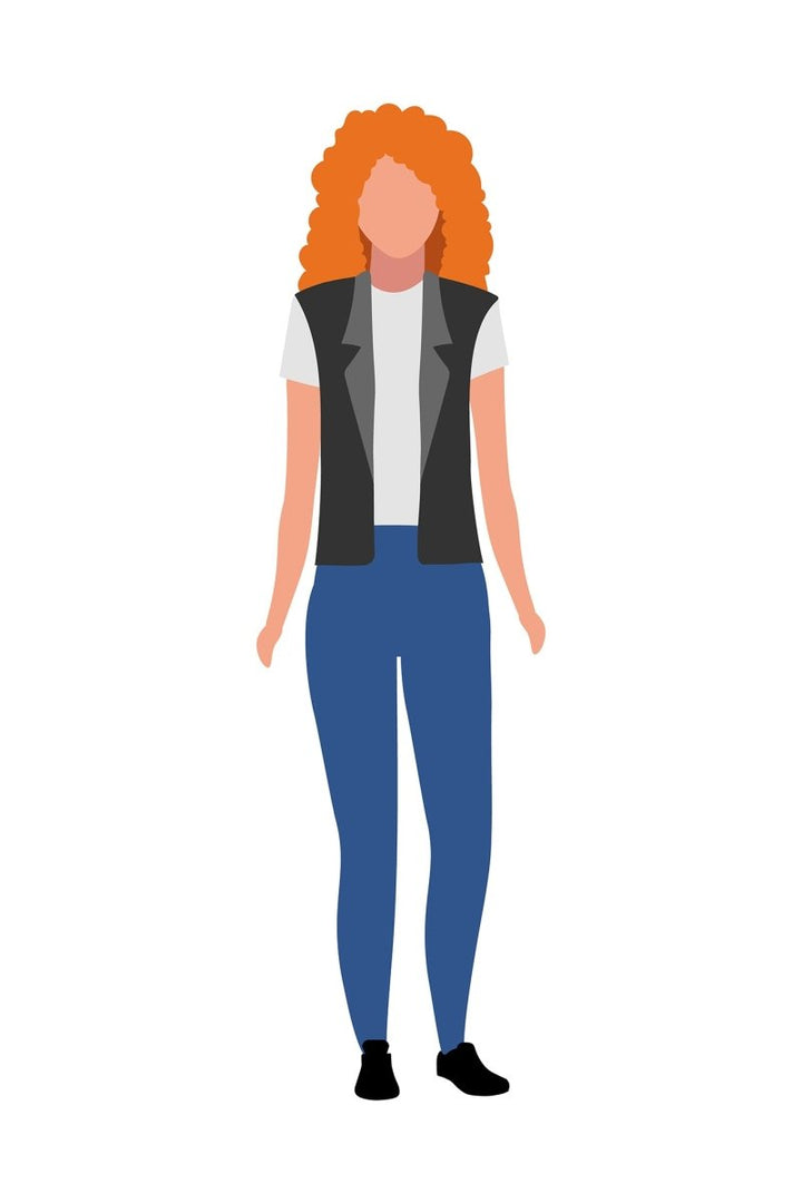 Acting figures color vector characters bundle