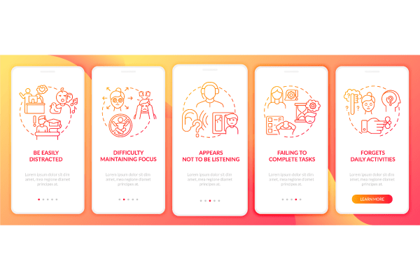 ADHD Diagnosis App Page Bundle