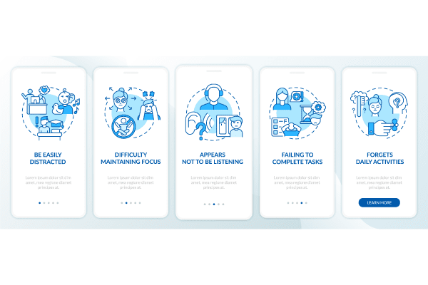 ADHD Diagnosis App Page Bundle