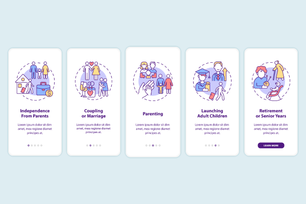 Adulthood Onboarding App Page Bundle