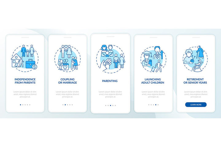 Adulthood Psychology App Page Bundle