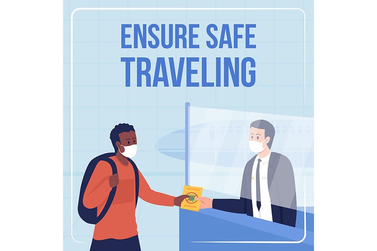 After covid social media cards mockup set