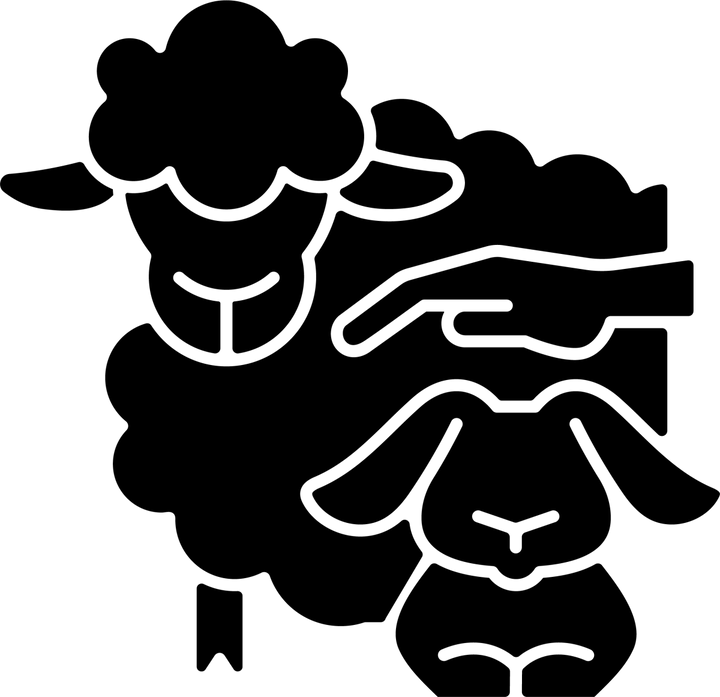 Agriculture related black glyph icons set on white space