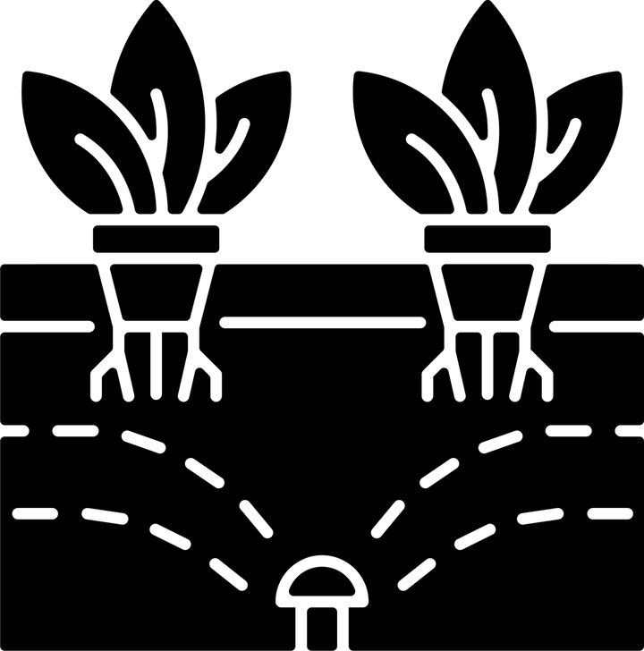 Agriculture related black glyph icons set on white space