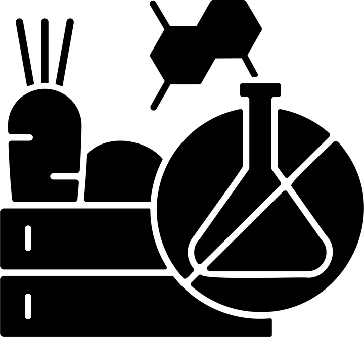 Agriculture related black glyph icons set on white space