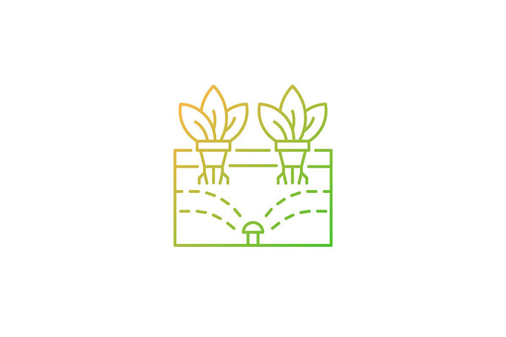 Agriculture related gradient linear vector icons set