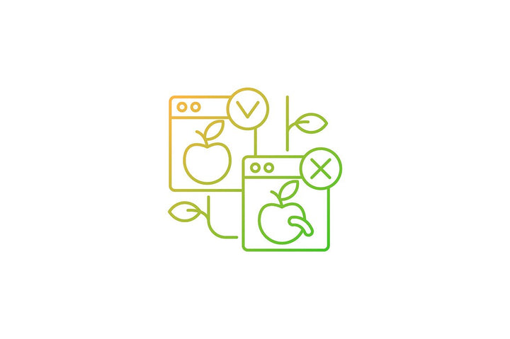 Agriculture related gradient linear vector icons set