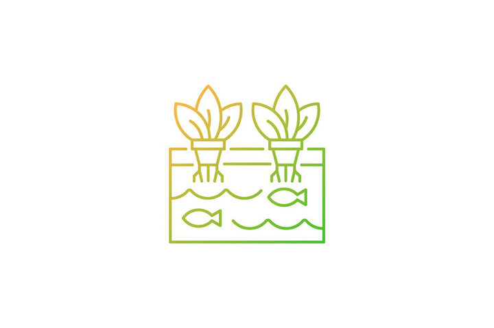 Agriculture related gradient linear vector icons set