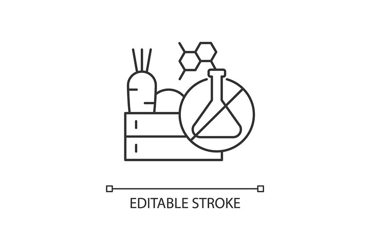 Agriculture related linear icons set for dark and light mode