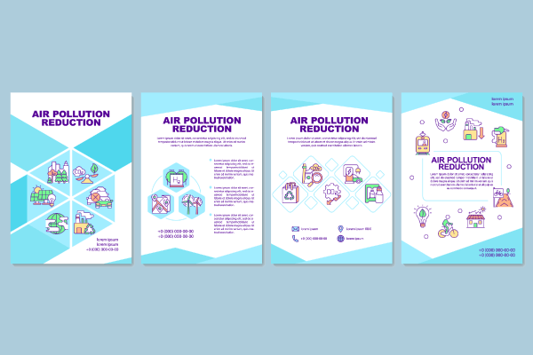 Air Pollution Brochure Templates