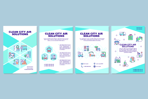 Air Pollution Brochure Templates
