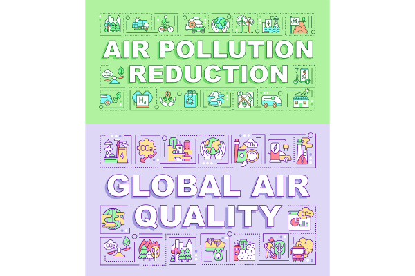 Air Pollution Reduction Banners Bundle