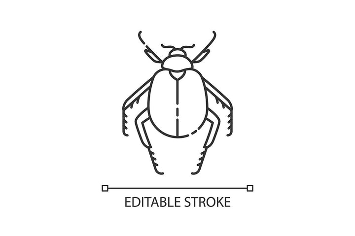 Animals pixel perfect linear icons set