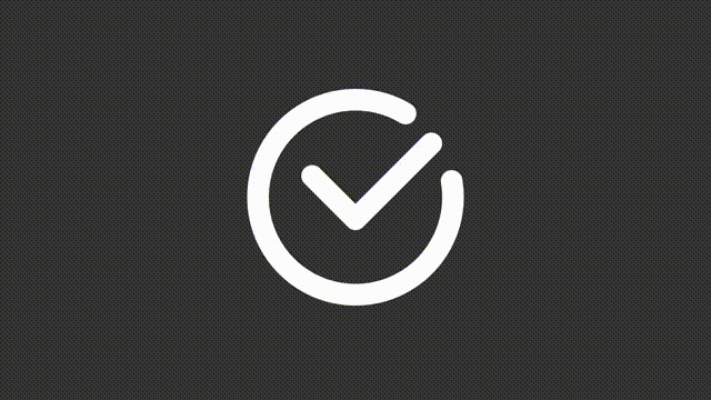 Animated complete white line ui icon. Message sent sign. Seamless loop 4k video with alpha channel on transparent background. Isolated user interface symbol motion graphic design for night mode