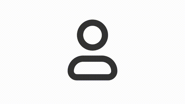 Animated contact linear ui icon