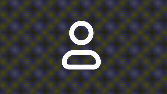 Animated group white line ui icon