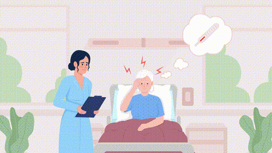 Animated inpatient care illustration – IMG Visuals