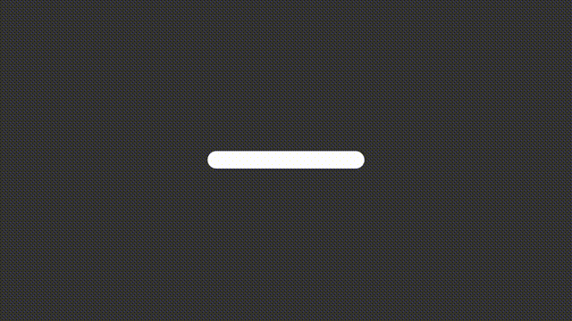 Animated minus white line ui icon. Remove information. Seamless loop 4k video with alpha channel on transparent background. Isolated user interface symbol motion graphic design for night mode