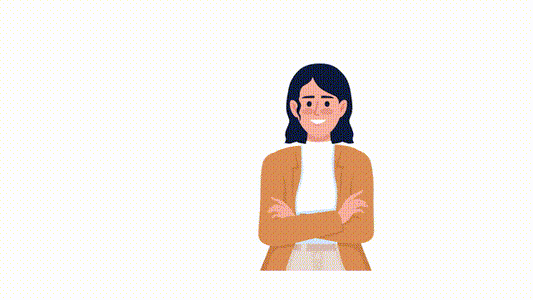Animated planning manager character