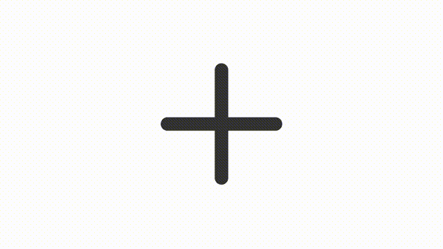 Animated plus linear ui icon. Add file. Paste information. Seamless loop 4k video with alpha channel on transparent background. Outline isolated user interface element motion graphic animation