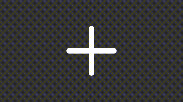 Animated plus white line ui icon. Add file. Paste information. Seamless loop 4k video with alpha channel on transparent background. Isolated user interface symbol motion graphic design for night mode