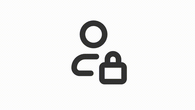 Animated private linear ui icon