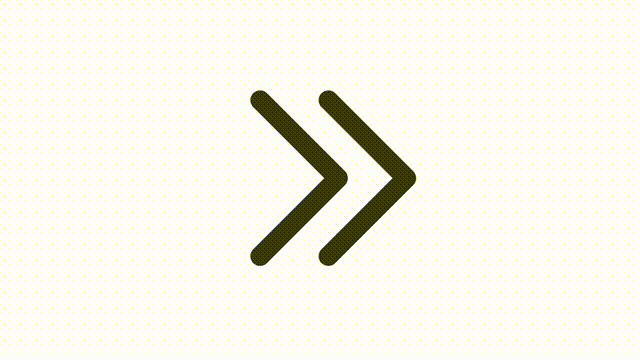 Animated skip to end linear ui icon. Mediaplayer button. Seamless loop 4k video with alpha channel on transparent background. Outline isolated user interface element motion graphic animation