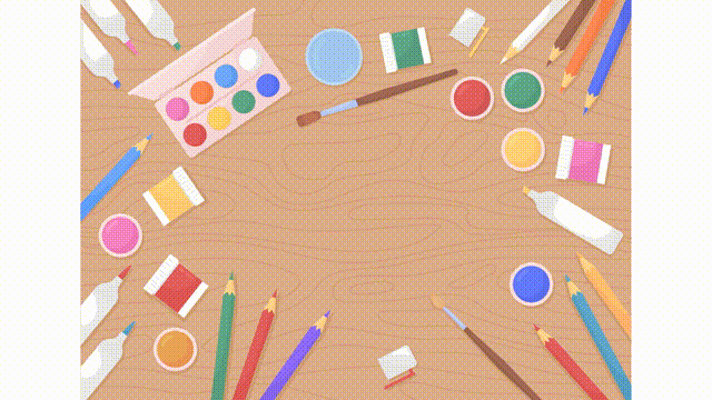 Animated study hacks banner. Looped 2D isolated HD video footage with alpha channel. School again flat cartoon animation with text on transparent background. Neucha, Oleo Script Swash Caps fonts used