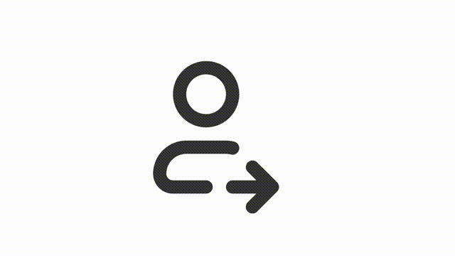 Animated transfer linear ui icon
