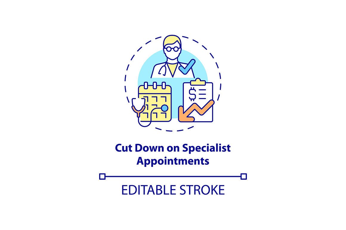 Annual Checkup Concept Icons Bundle