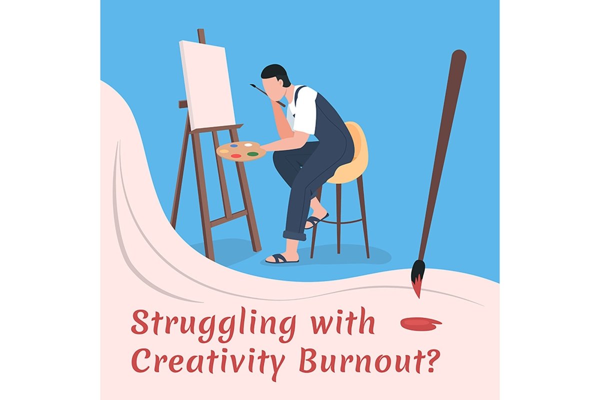 Anxiety from job vector cards with characters set