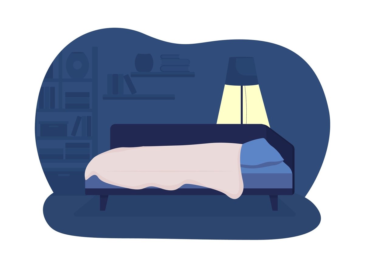 Apartment room 2D vector isolated illustration set