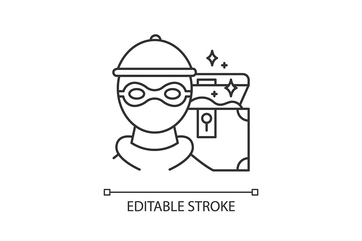 Archeology linear icons set