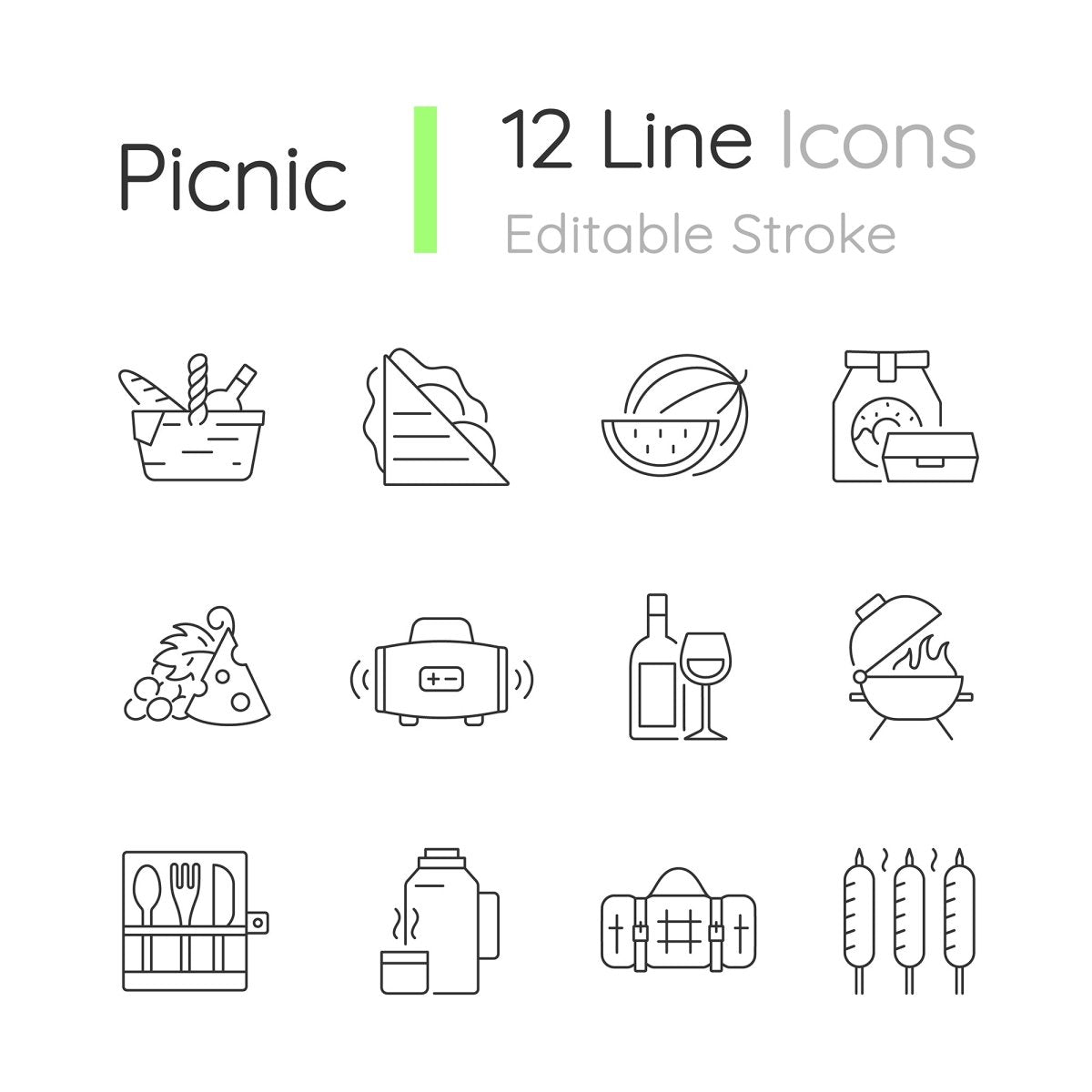 Asia Travel Icons bundle