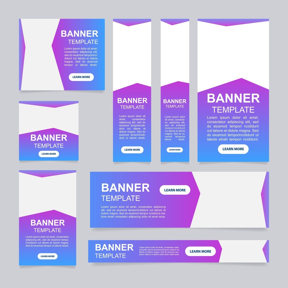 Astronomy online seminar web banner design template